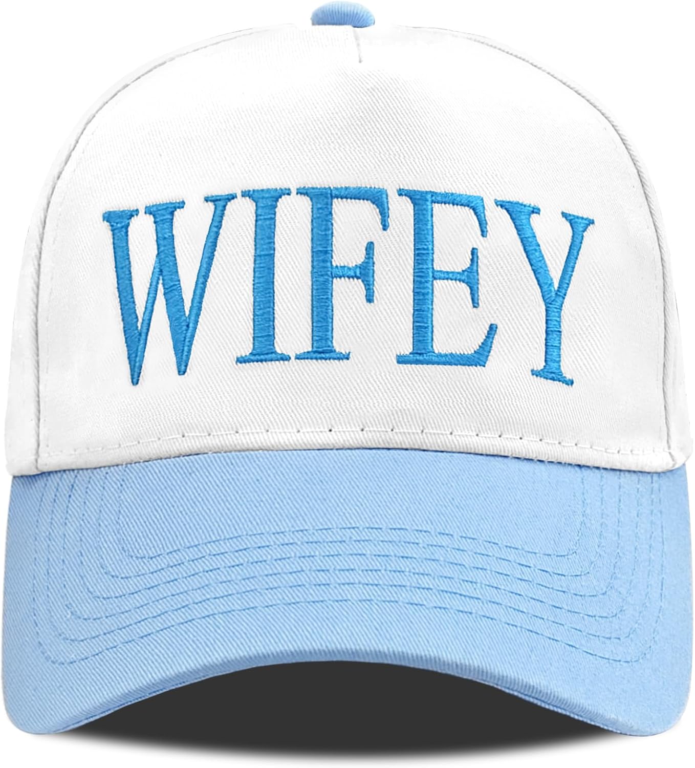 Hubby and Wifey Gifts Hat for Bridal Shower Gifts, Adjustable Couples Hat for Wedding Honeymoon Anniversary for Newlyweds - Image 3