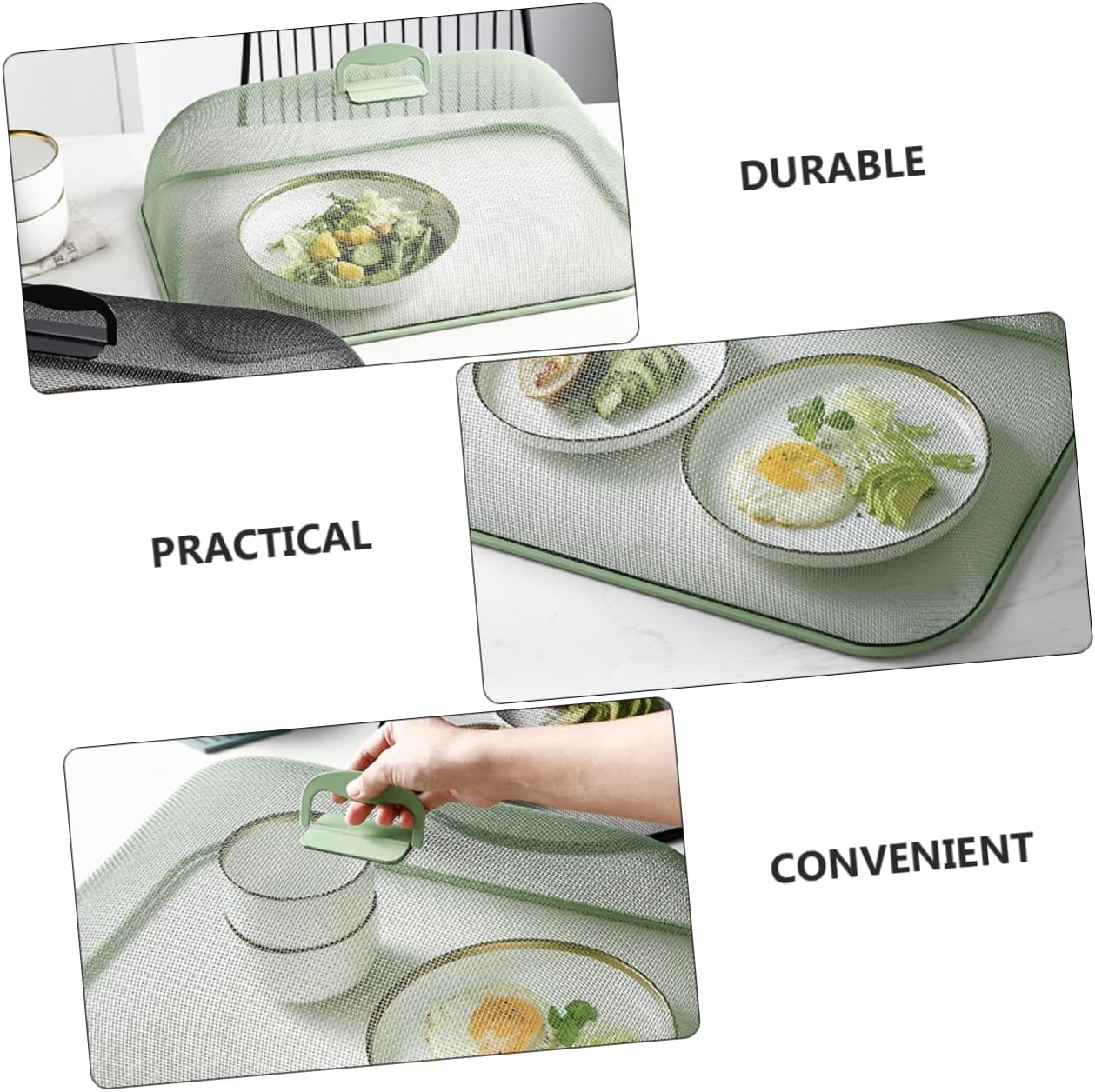 Collapsible Iron Art Food Cover Tent Mesh Food Protector for Outdoor BBQ Picnics and Parties Reusable Household Screen Umbrella Design