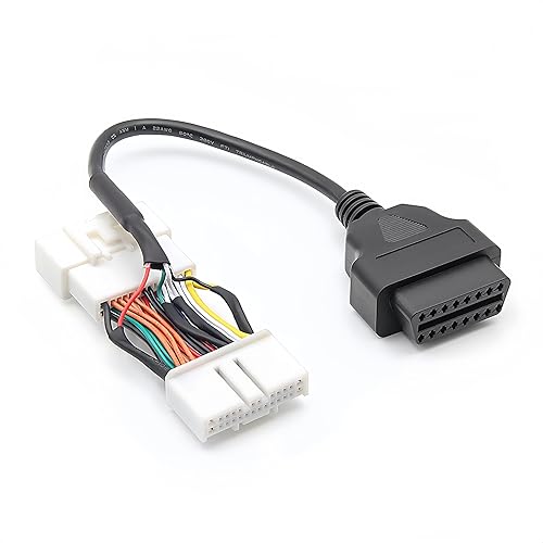 Cable de diagnóstico OBD2 de 11.8 in para Tesla Modelo Y y Modelo 3 (2019 y después), compatible con escáner OBD2, lector de código OBDII, OBDLink
