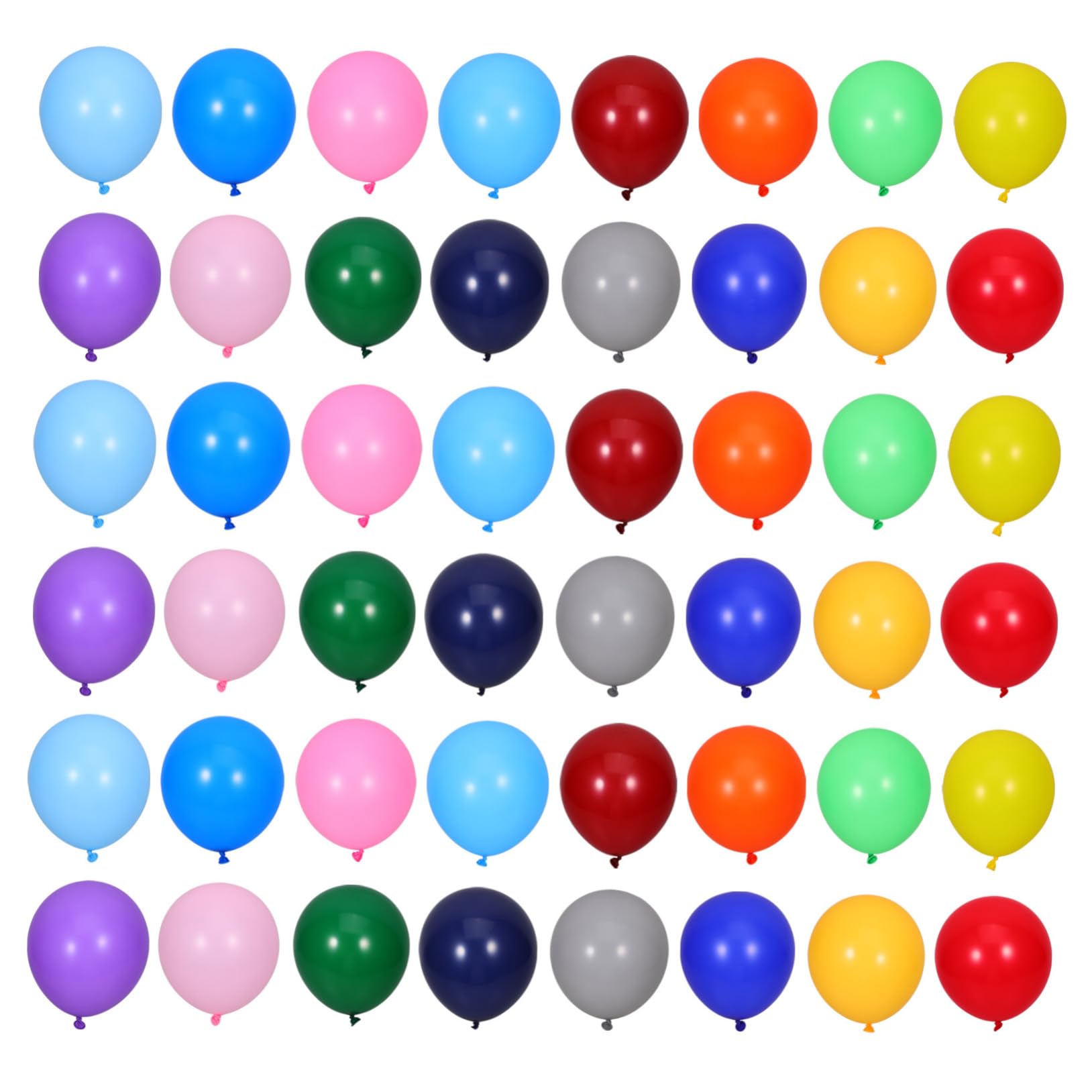 Conjunto de 200 Globos de Látex para Ambientación de Bodas, Cumpleaños y Eventos Color Aleatorio