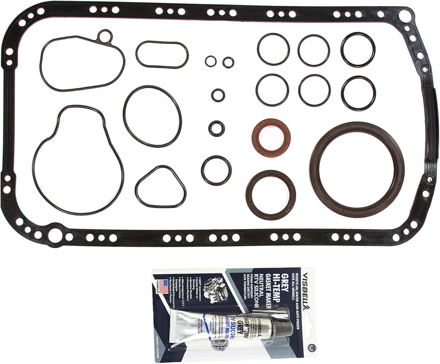 DG-8614960310 Lower Conversion Gasket Set Compatible With/Replacement For 98-02 Honda Accord Odyssey Acura C Isuzu Oasis F23A1 F23A7