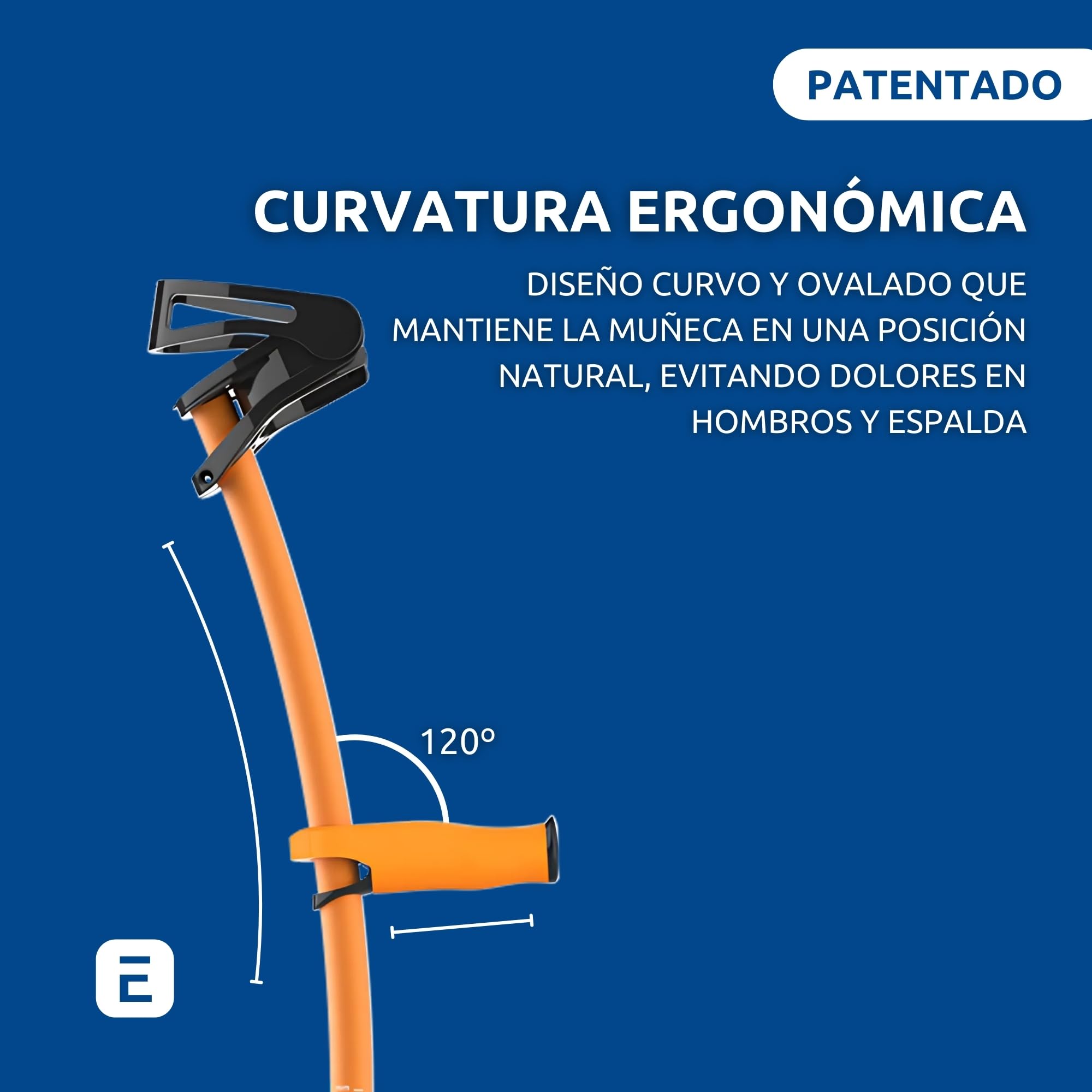 Muletas INDESmed 100% Aluminio Aeroespacial (Gris, S (155-165cm))