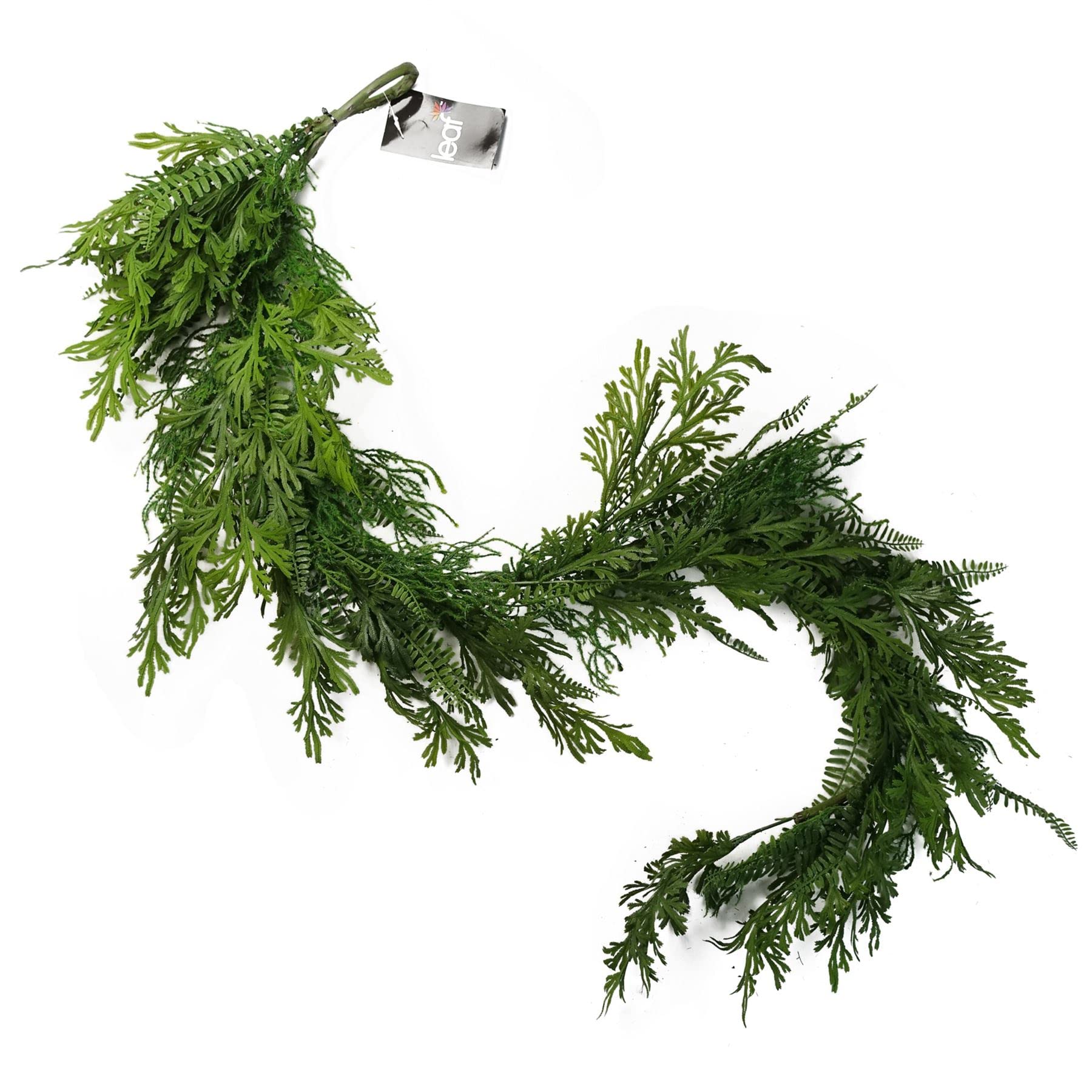Leaf 140Cm Fern Garland Design Artificial Hanging Plants, 140Cm