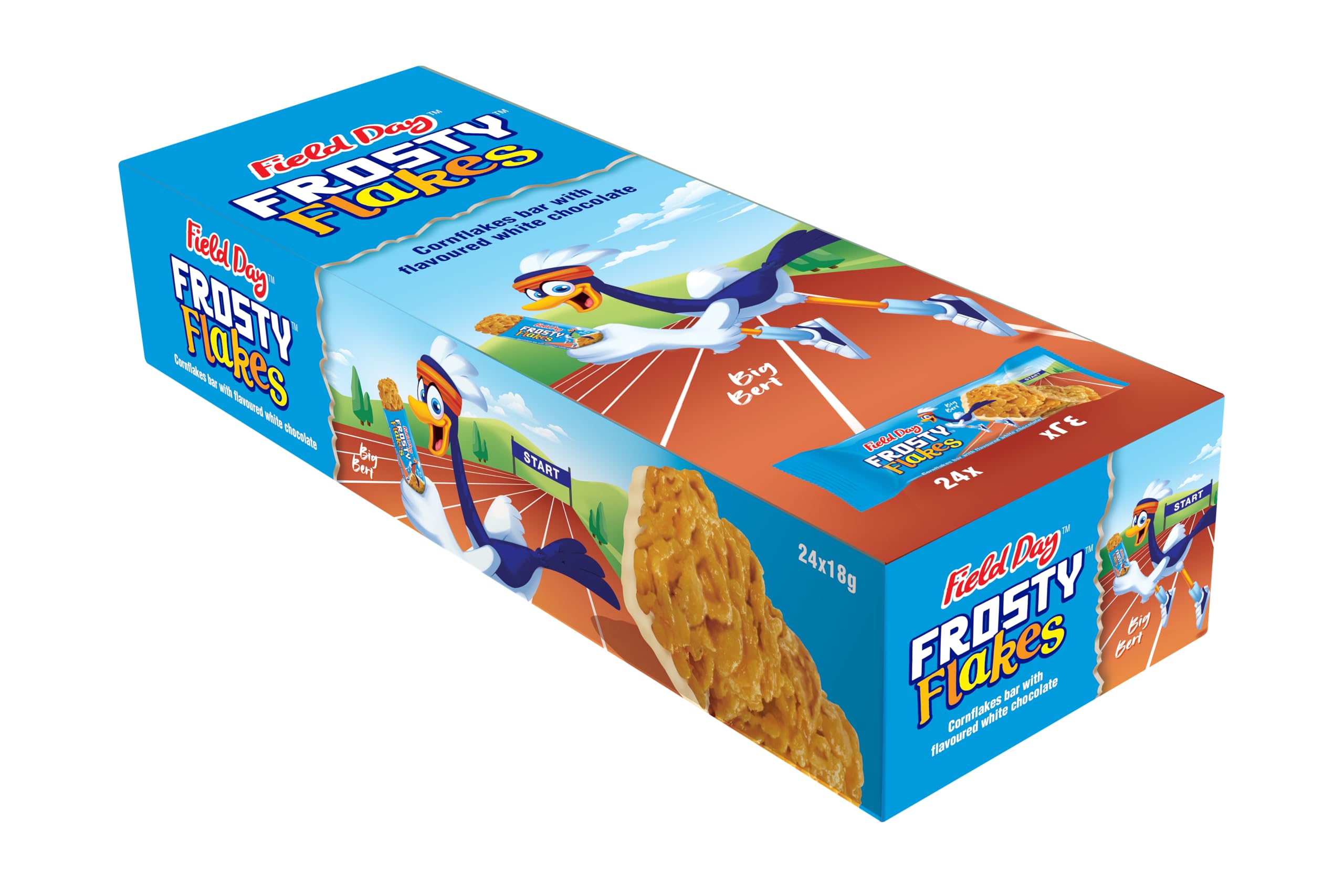 Field DayField Day Frosty Flakes Cornflakes Cereal Bar 24 x 17 g