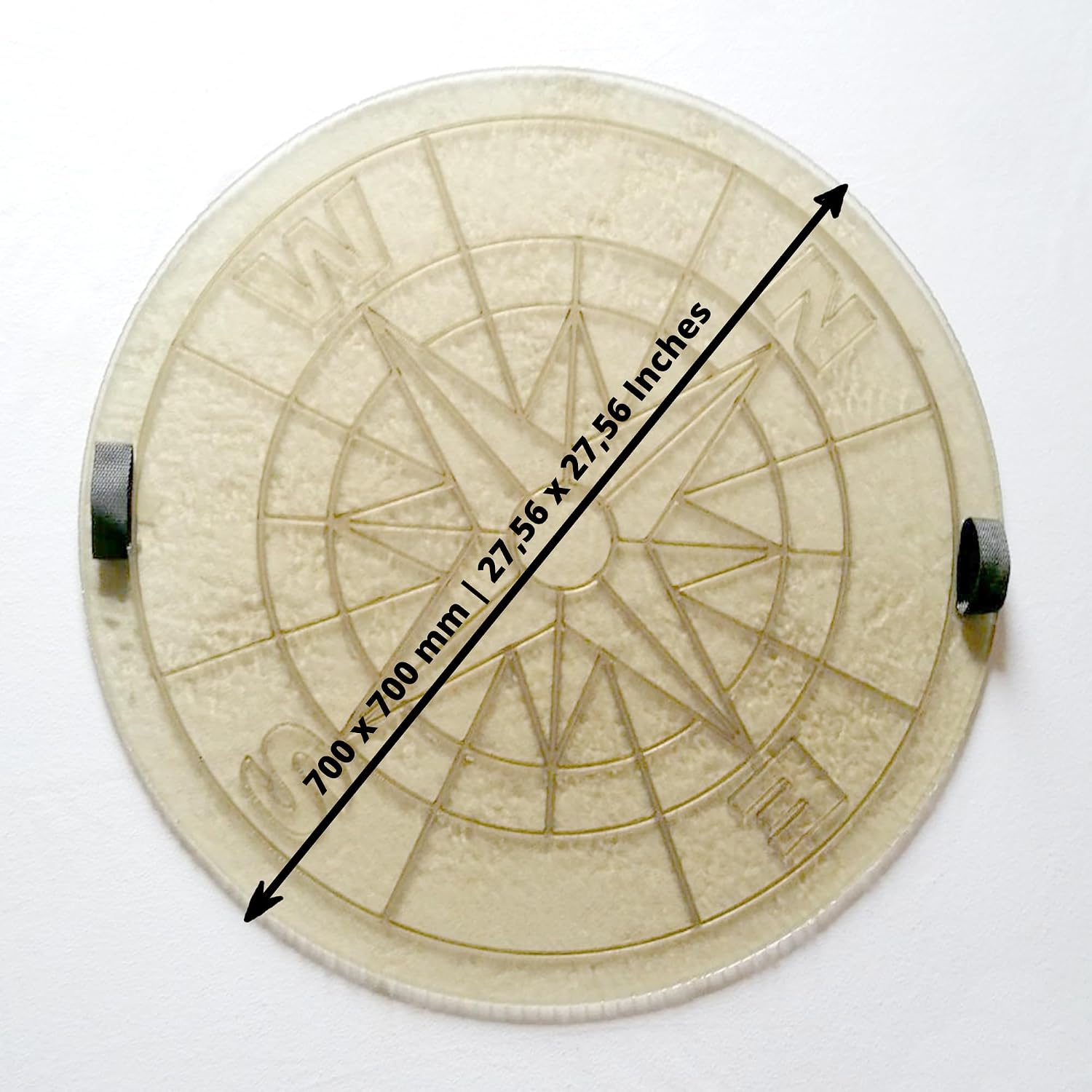 Polyurethane Mat Stamp COMPASS ORIENT | Concrete Cement Stamping Pattern Imprint Decorative Texture Form Mold Tool Texturing