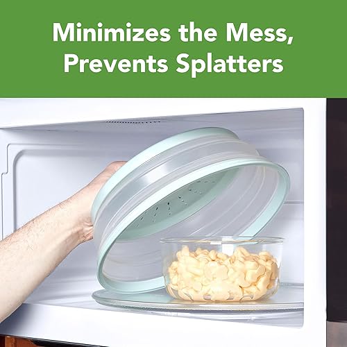 Vista 48 de Tovolo - Cubierta plegable mediana para microondas, rojo manzana de caramelo Azul (Blue Haze)