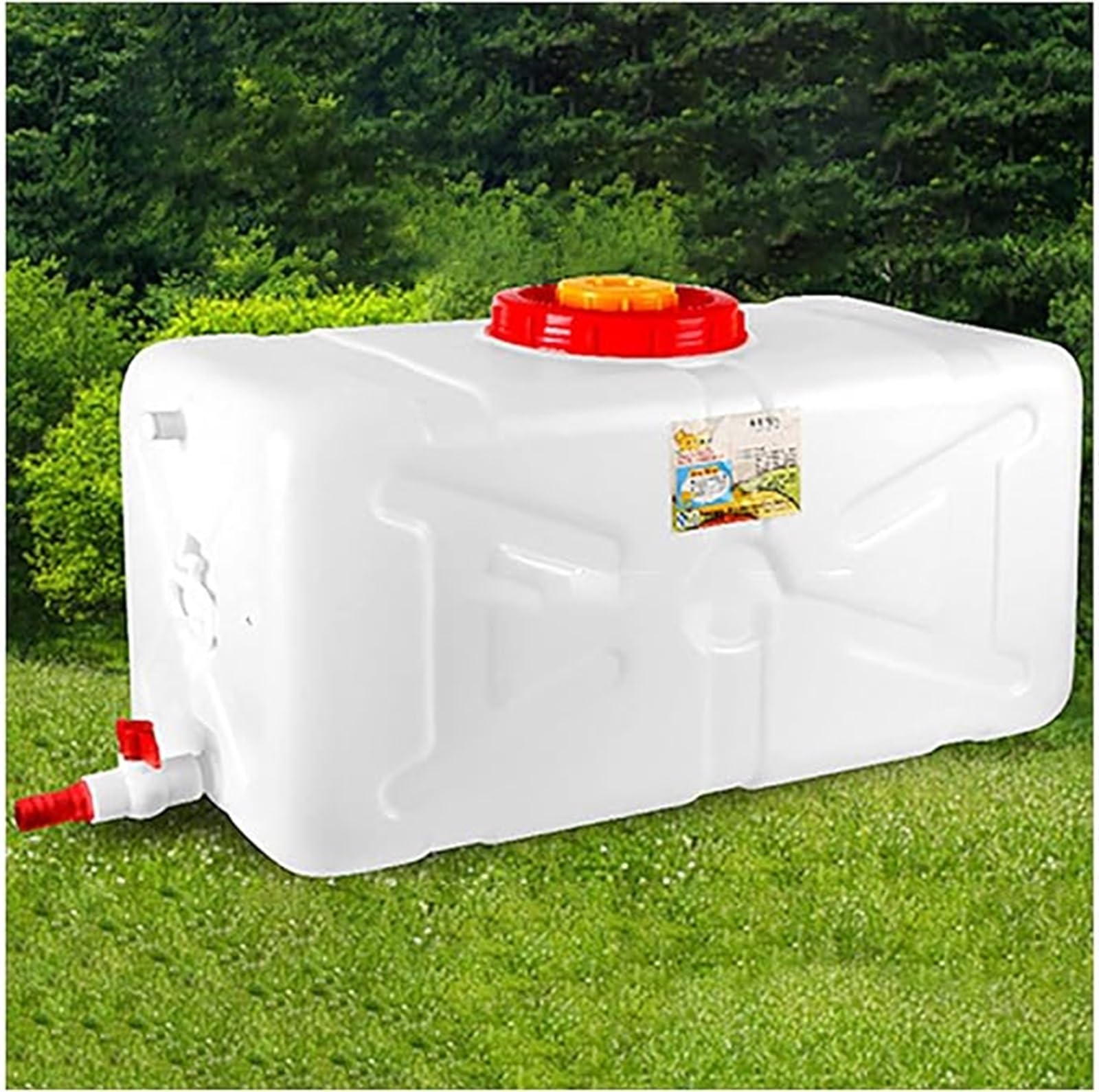 Cubo de Almacenamiento de Agua para Coche, Tanque de Agua portátil con asa para Camping y Viajes al Aire Libre, Tanque de Agua de Gran Capacidad, contenedor de Almacenamiento de AG