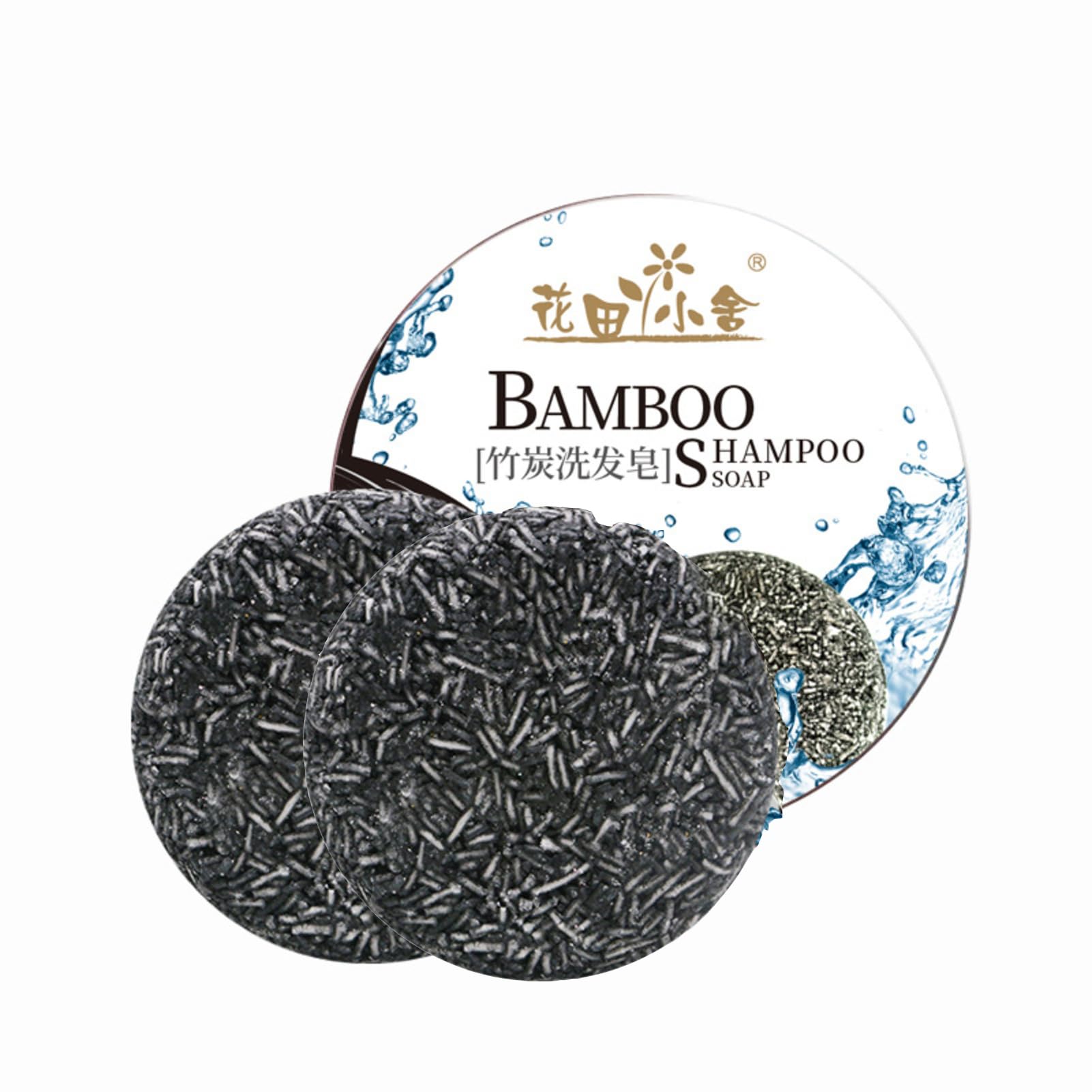 TERRIFI Hair Regrowth Shampoo Bar, 2 Pcs Natural Shampoo Bar, Anti Dandruff, Hair Loss Treatment, Promotes Hair Growth for All Hair Type (2 Pack, Gray)