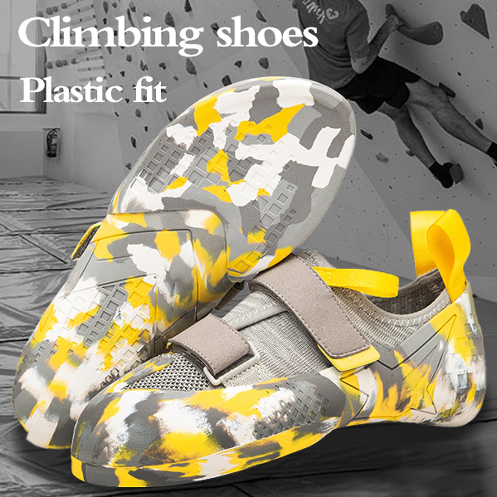 Zapatos Principiantes Escalada,Zapatos scalada,Zapatos de Escalada para niños,Bouldering Zapatos Entrenamiento,Pies Gato para Escalada,Comodidad,para Interiores y Exteriores