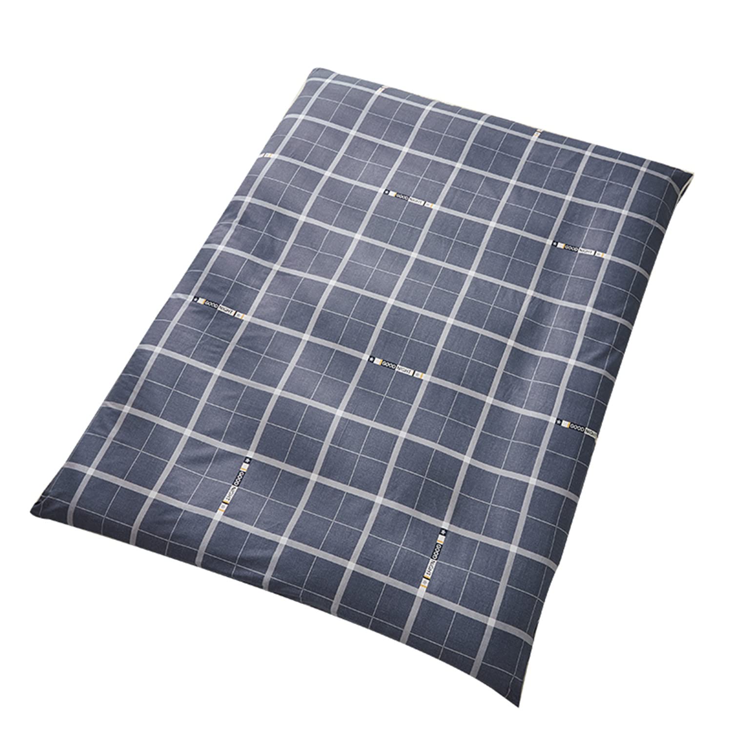 100% Bawełniana Futon Pokrywa z suwakiem na tradycyjny japoński materac futon Tatami Mat Pokrywa na pył Podłogowa Pokrywa na materac Miękki i maszynowy,A,100x200cm