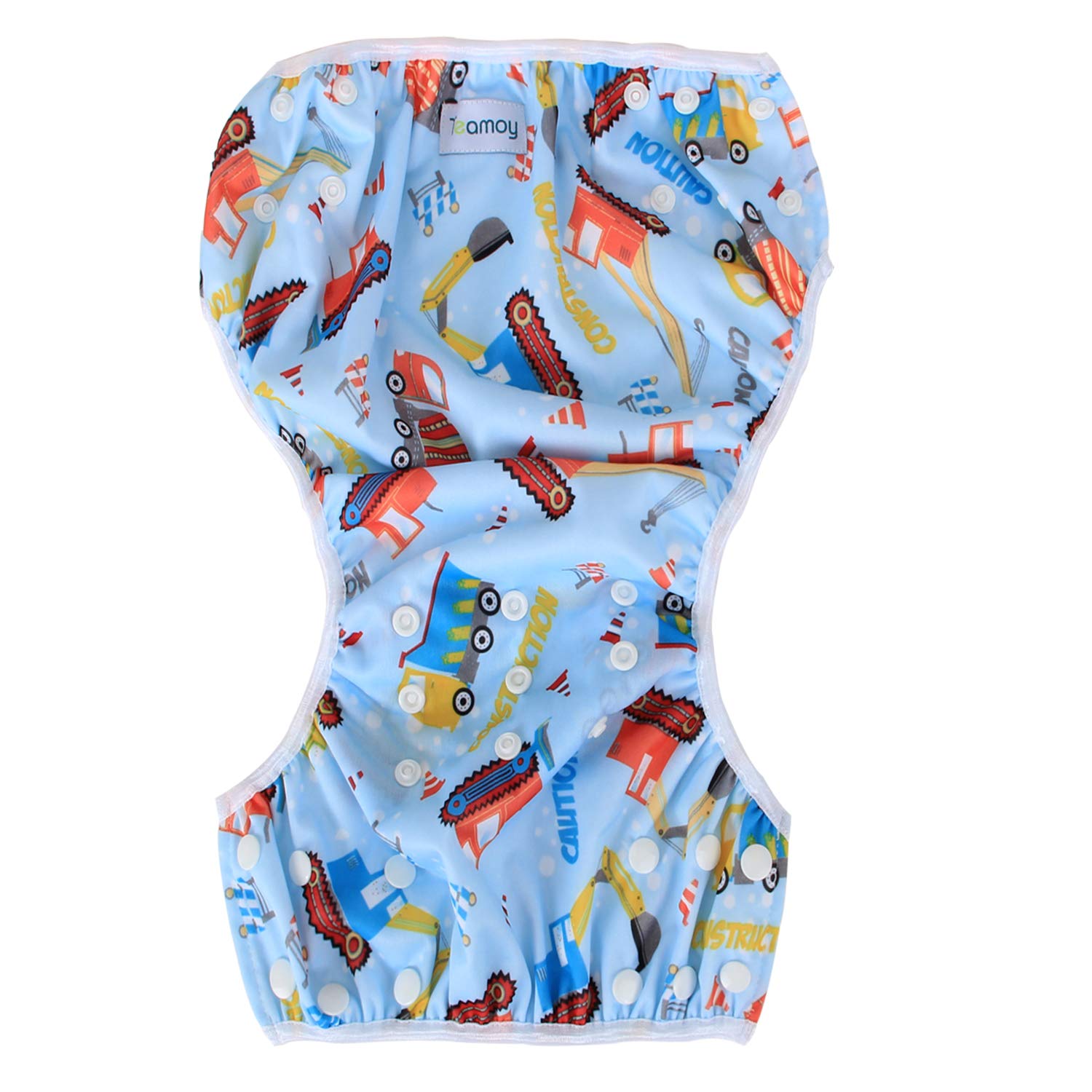 Teamoy 2pcs Baby Nappy riutilizzabile pannolino da nuoto, costume piscina neonato Lavabili 0-3 Anni