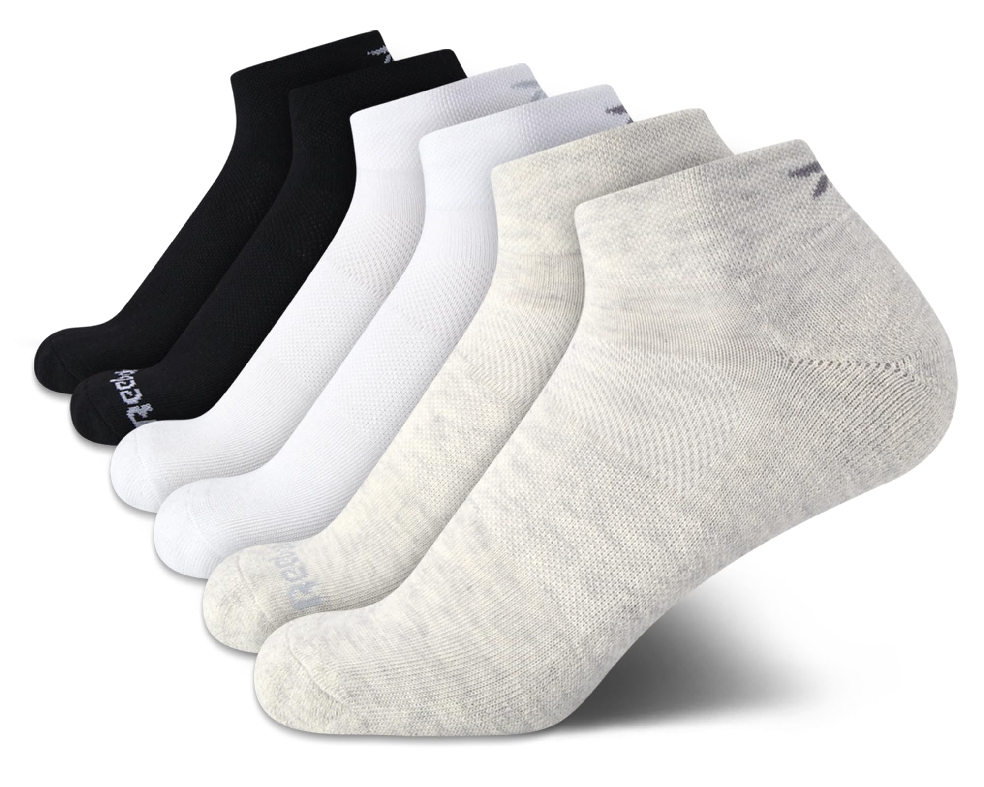 Reebok Womens Socks - 6 Pack Quarter Cut Moisture Wicking Stretch Performance Cushioned Socks for Women (Sizes: 4-10)