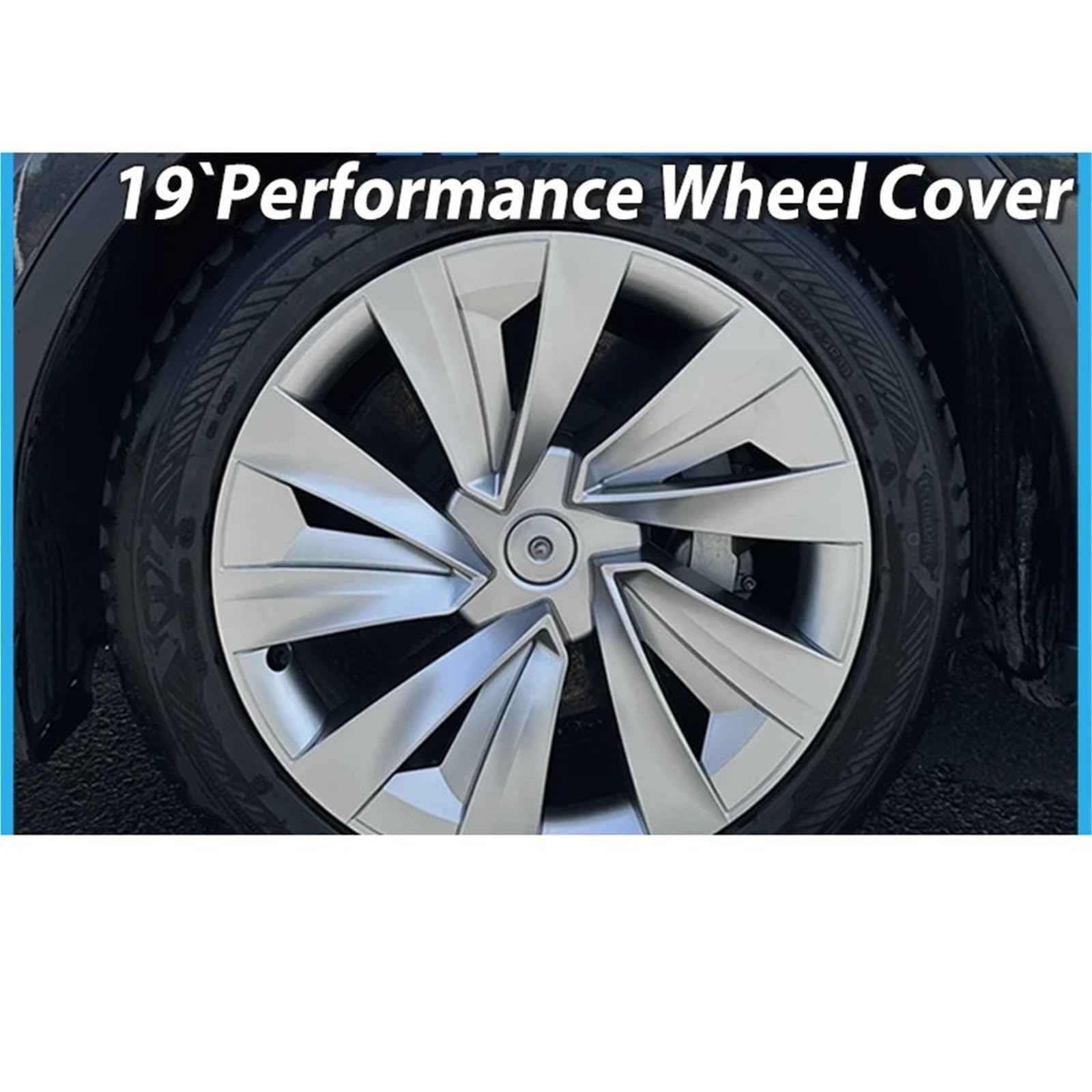 Amazon.co.jp: 4PCSホイールカバー、Tesla Model Y Juniper 19インチ 