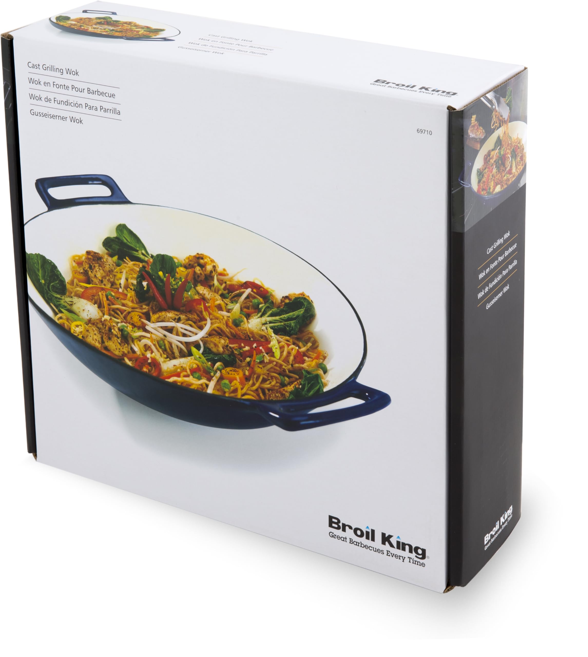 Broil King Grill per Barbecue/Grill, Wok in Porcellana Smaltata, Acciaio Inox, 5 x 5 x 5 cm, 69710