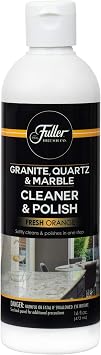 Fuller Brush Countertop Cleaner & Polish - Multi Surface Cleaner - Cleans, Polishes and Protects Granite Quartz Marble Glass Laminates Metal and Other Surfaces Refreshing Orange Scent Removes Odor