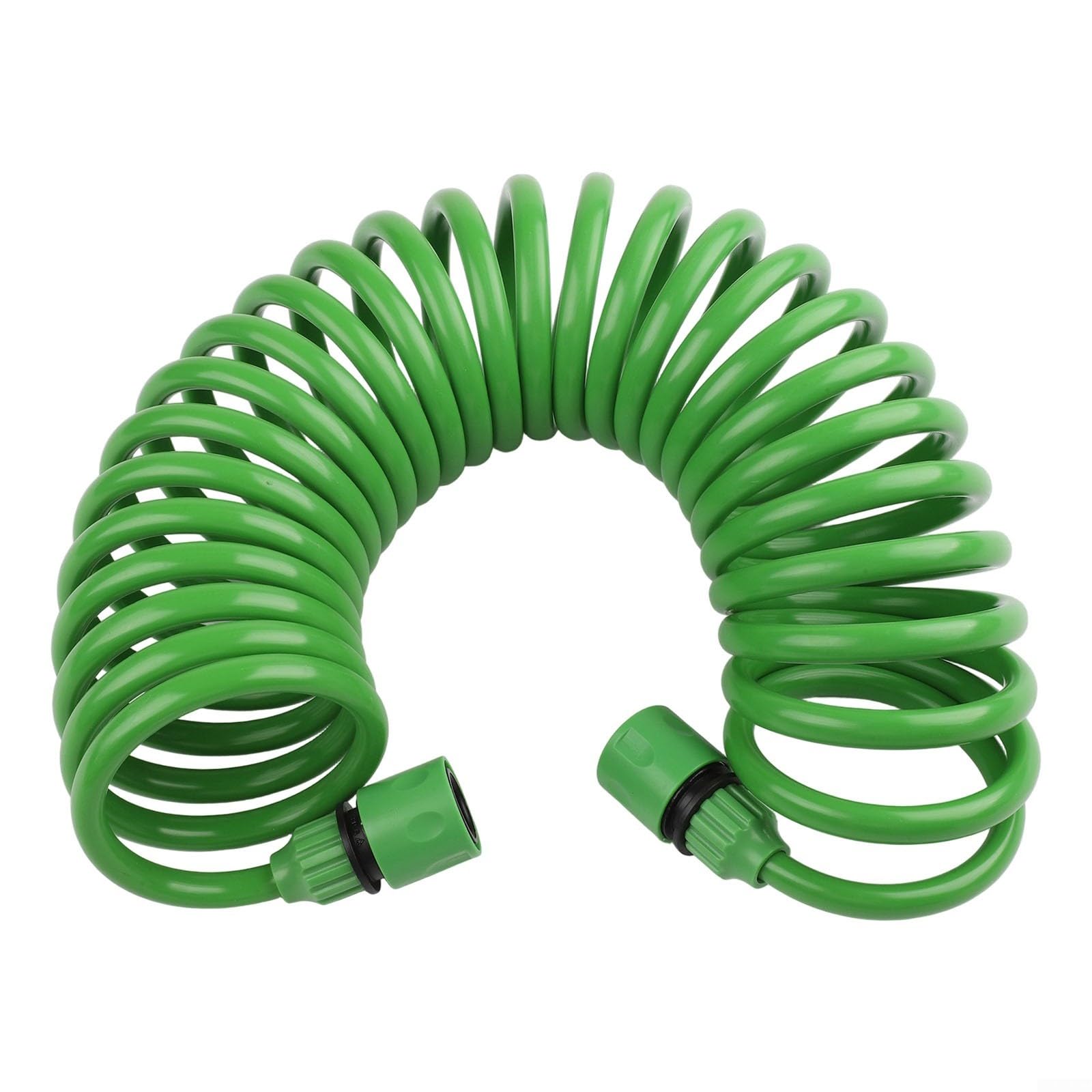 GANCEI Spiral Garden Hose, Spiral Flow Hosepipe Flexible Lightweight Flower Watering Equipment, Retractable Garden Coil Hose Pipe(7.5M)