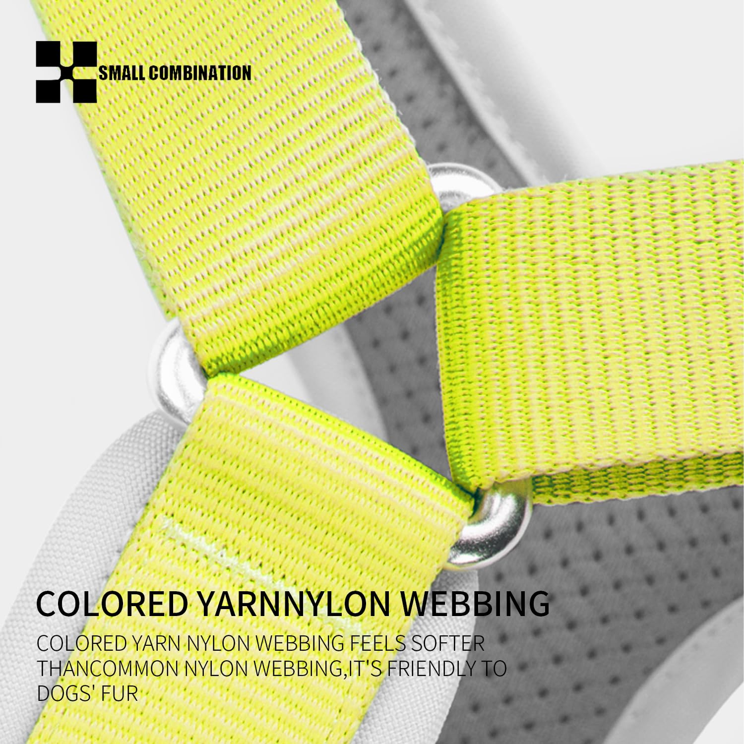 Pettorina per cani, a prova di fuga, gilet regolabile con manico resistente, imbracatura per cani per addestramento all'aperto e passeggiate, verde, M (giallo limone, XL)