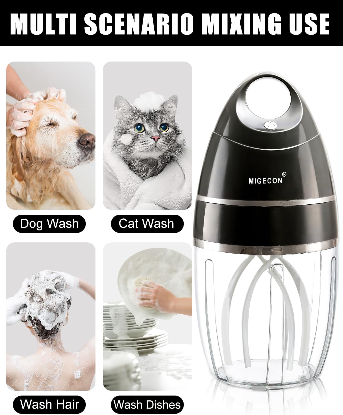 HOT DEAL Electric Egg Beater Bundle with Citrus Juicer