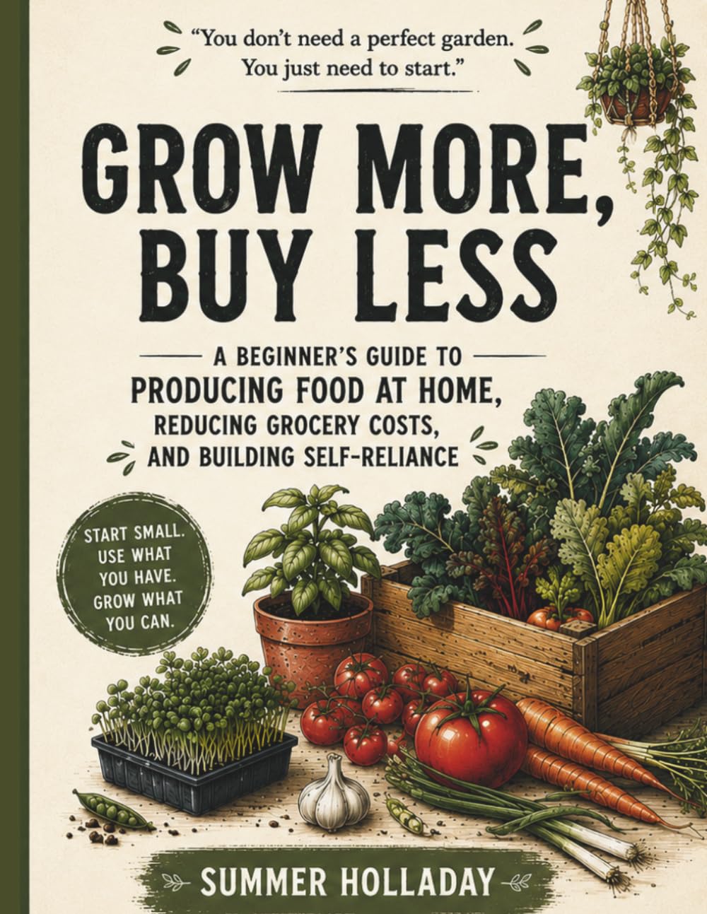Grow More, Buy Less: The Beginner's Roadmap to Producing Food at Home
