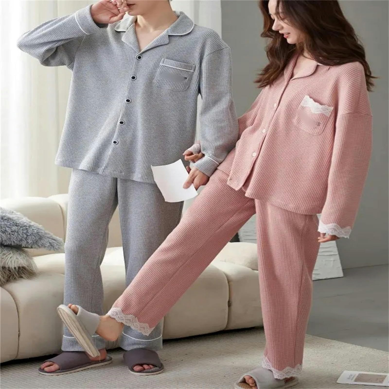 Pigiama 2 Set Pigiama Donna Pigiama Donna Cotone Pigiama Pigiama Donna Loungewear Set Biancheria Intima Uomini Nightie