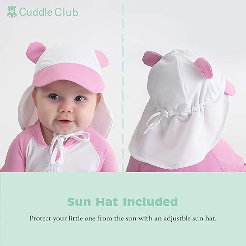Miniatura 8 de Cuddle Club - Traje de baño de una pieza para bebé y niño Protección UV UPF 50+ durante todo el día.