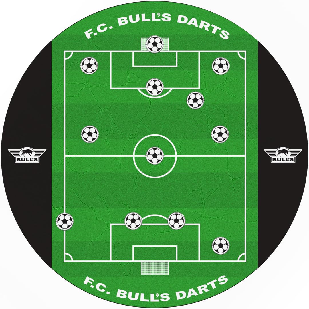 Bull’s Game Board Football – Einzigartiges Dartspiel mit Fußball-Elementen – Präzisionsschulung für Freizeit- und Profispieler – Verschiedene Spielmodi – Einfach zu montieren