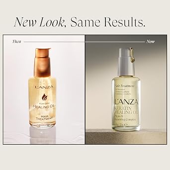 L'ANZA Keratin Healing Oil Treatment Restores Revives and Nourishes Dry Damaged Hair & Scalp With Restorative Phyto IV Complex Protein UV Protection