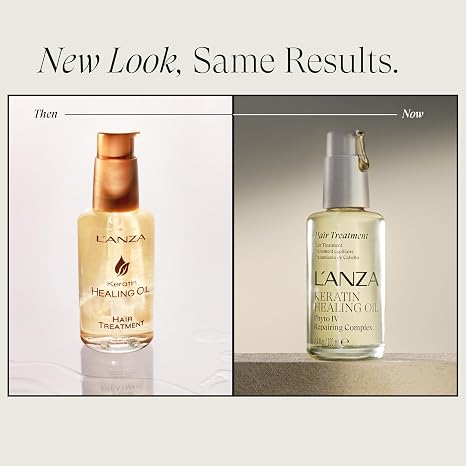 L'ANZA Keratin Healing Oil Treatment Restores Revives and Nourishes Dry Damaged Hair & Scalp With Restorative Phyto IV Complex Protein UV Protection