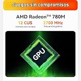 Beelink SER9 Max Mini PC, AMD Ryzen R7 260 (8C/16T jusqu'à 5.1 GHz), 32 Go de RAM DDR5, 1 to SSD, Mini-Ordinateur 4K à 240 Hz, Triple écran HDMI/DP/USB 4, BT5.2, Wi-FI 6, LAN 10 Gbps - 5