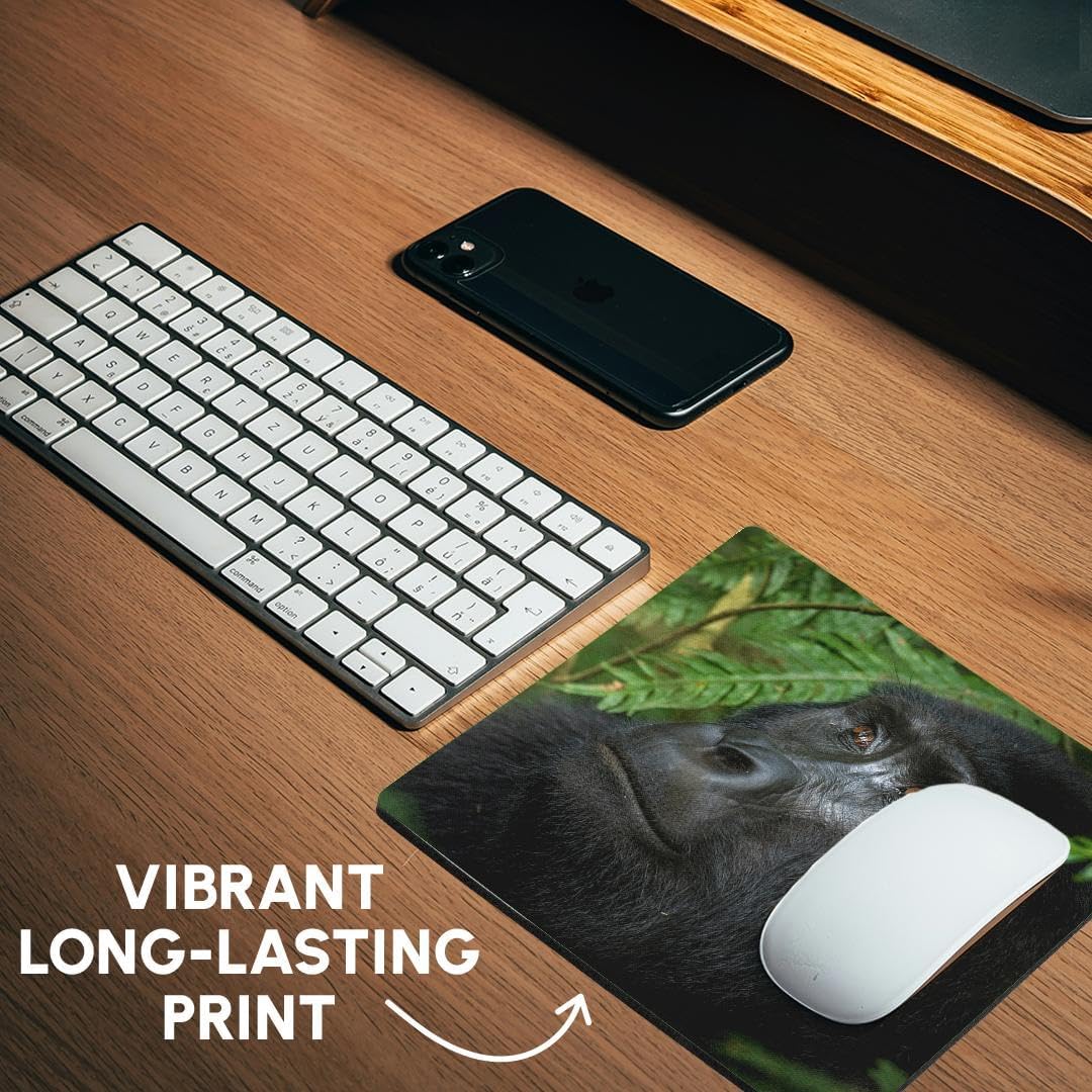3dRose Peaceful Mountain Gorilla, Bwindi Impenetrable Forest, Uganda Mouse Pad (mp_276650_1)