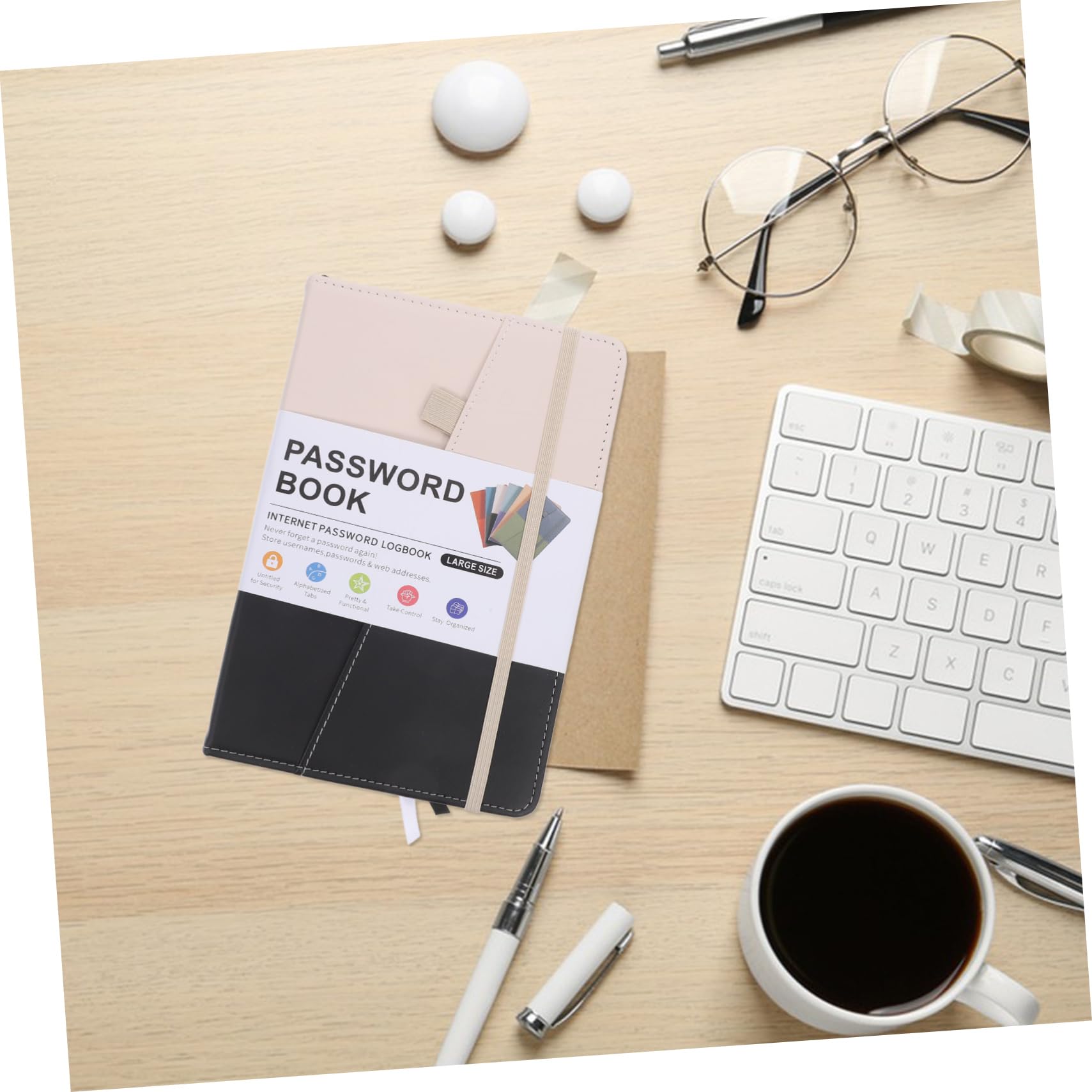 ARTIBETTER Adressbuch mit Register Vielseitiges Telefonbuch aus Pu und Papier Einfach zu Bedienen für Homeoffice und Familie zur Kontaktverwaltung