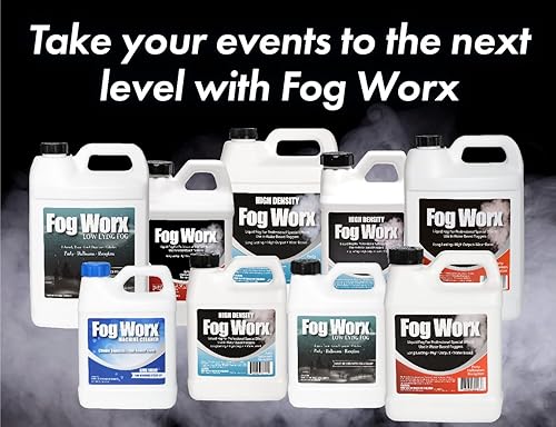 Miniatura 7 de Fogworx - Jugo de niebla baja para interiores y exteriores, neblina baja para interiores y exteriores, enfriadores de niebla diseñados,