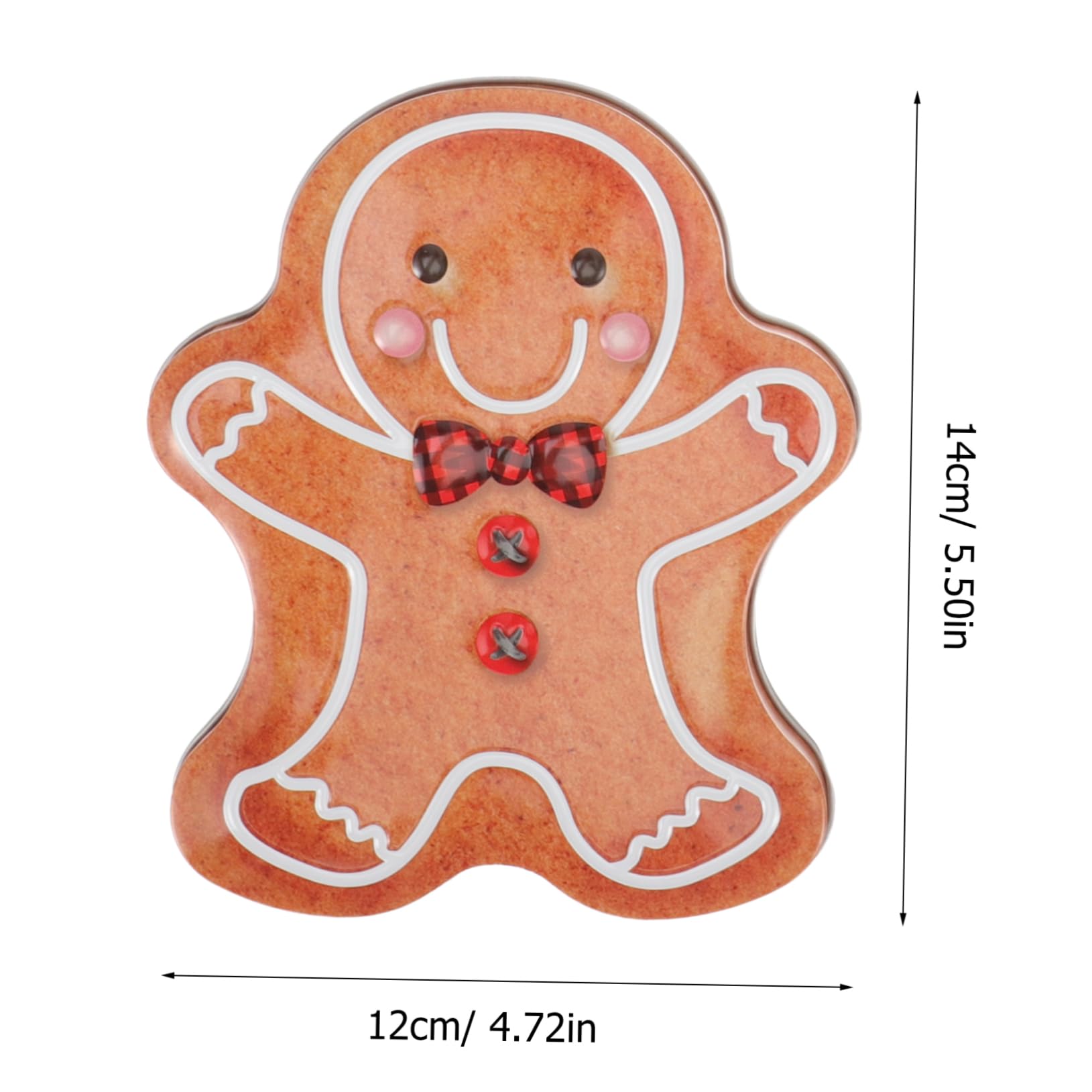 Anneome Boîtes à Biscuits En Fer-blanc 4 Pièces Coffrets Présents Assortis Noël Solide Lisse Capacité Moyenne Pour Bonbons Et Biscuits Fêtes Hivernales Famille Amis
