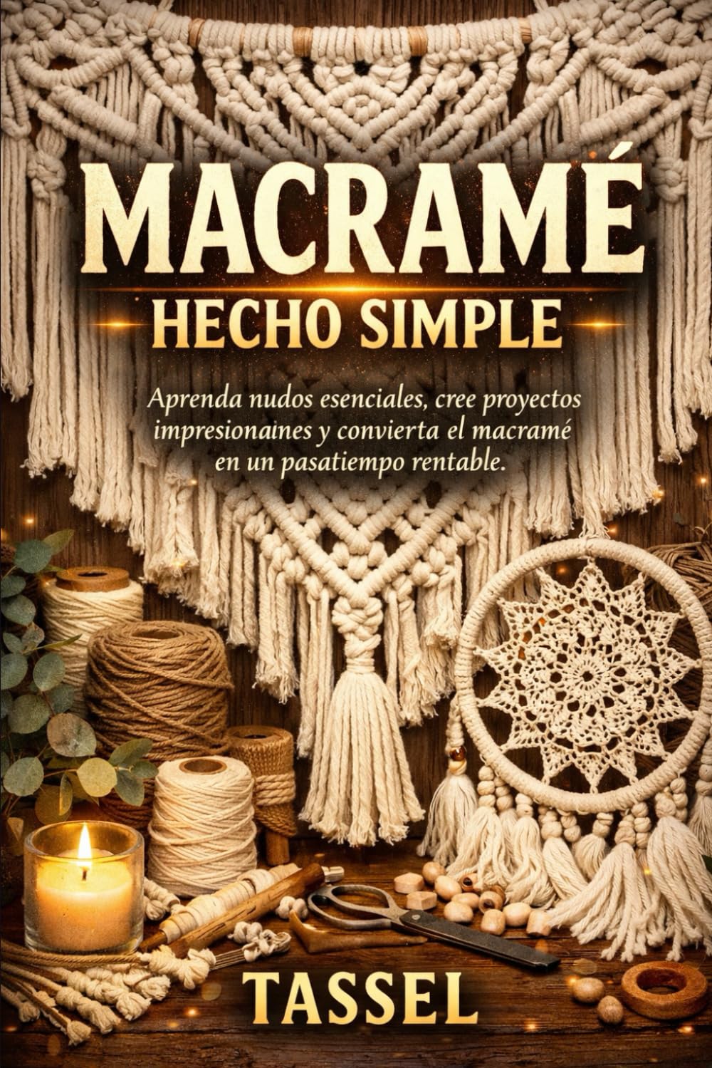 MACRAMÉ HECHO SIMPLE: Aprenda nudos esenciales, cree proyectos impresionantes y convierta el macramé en un pasatiempo rentable.