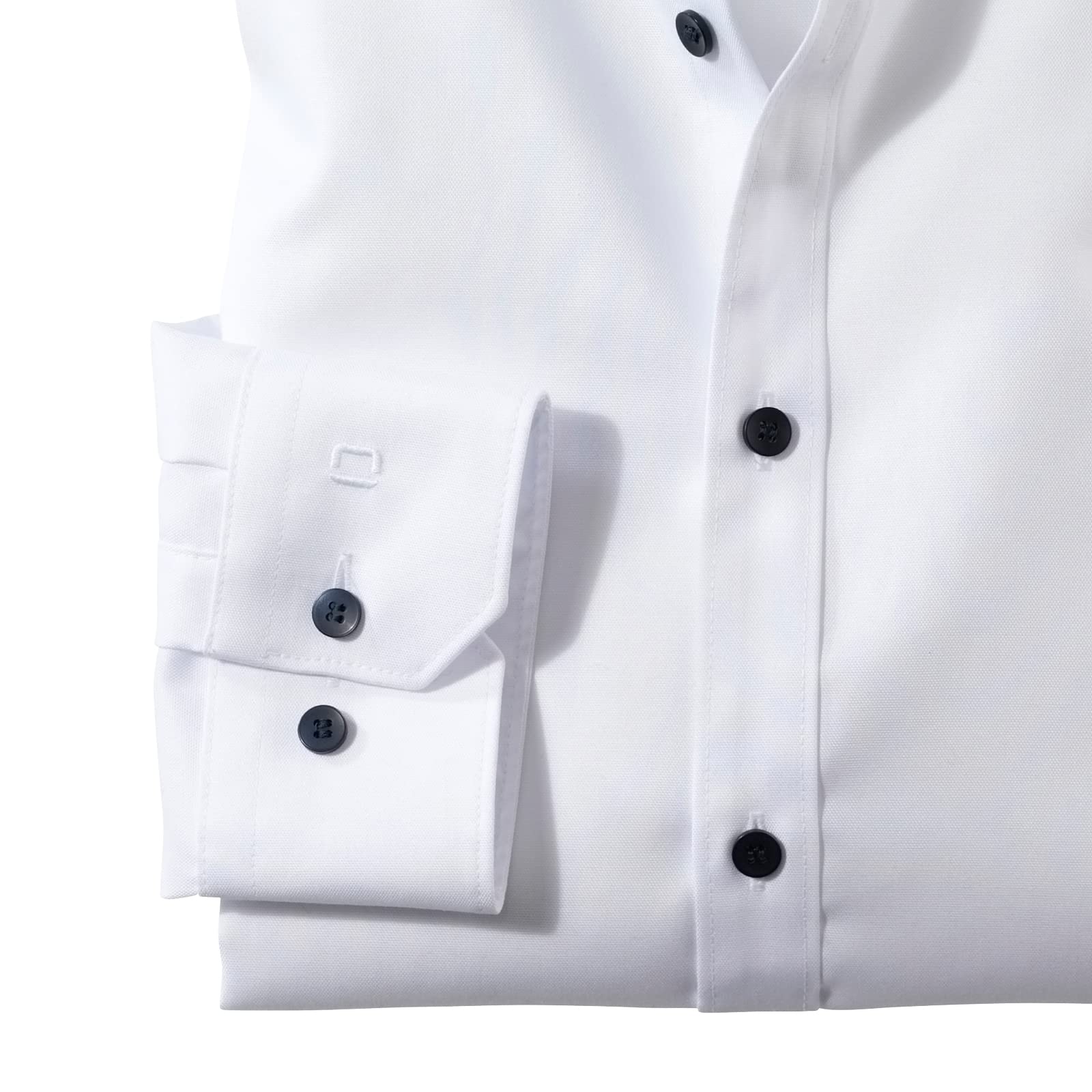 OLYMP Herren Businesshemd Langarm No. Six,Pin Point,super Slim,Modern Kent