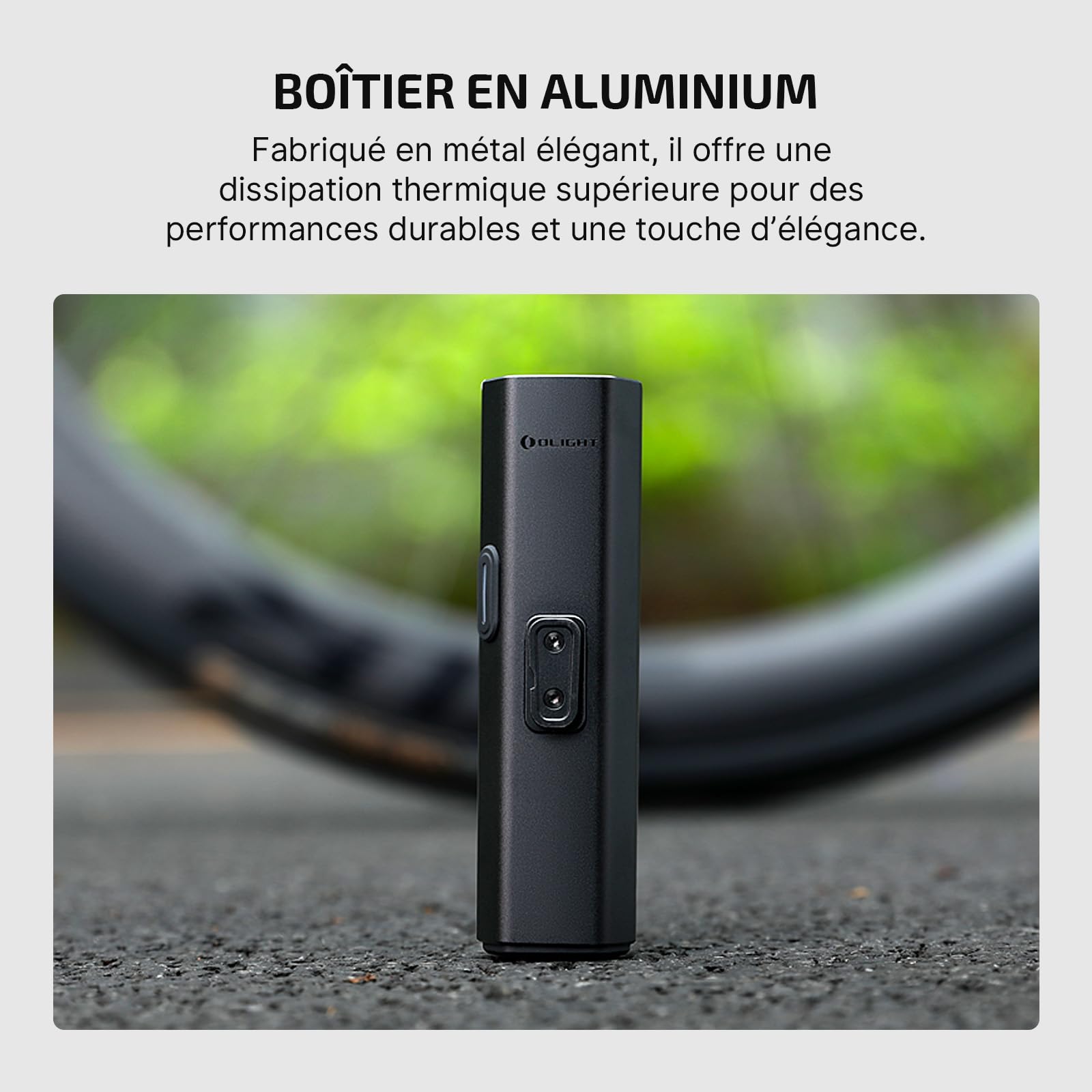 OLIGHT Goshawk 1600 Lampe de vélo télécommandée sans Fil 1600 Lumens | Lampe Velo Led Puissantes Rechargeable Étanche IPX6 pour VTT, Vélo de Route et Cyclisme Nocturne