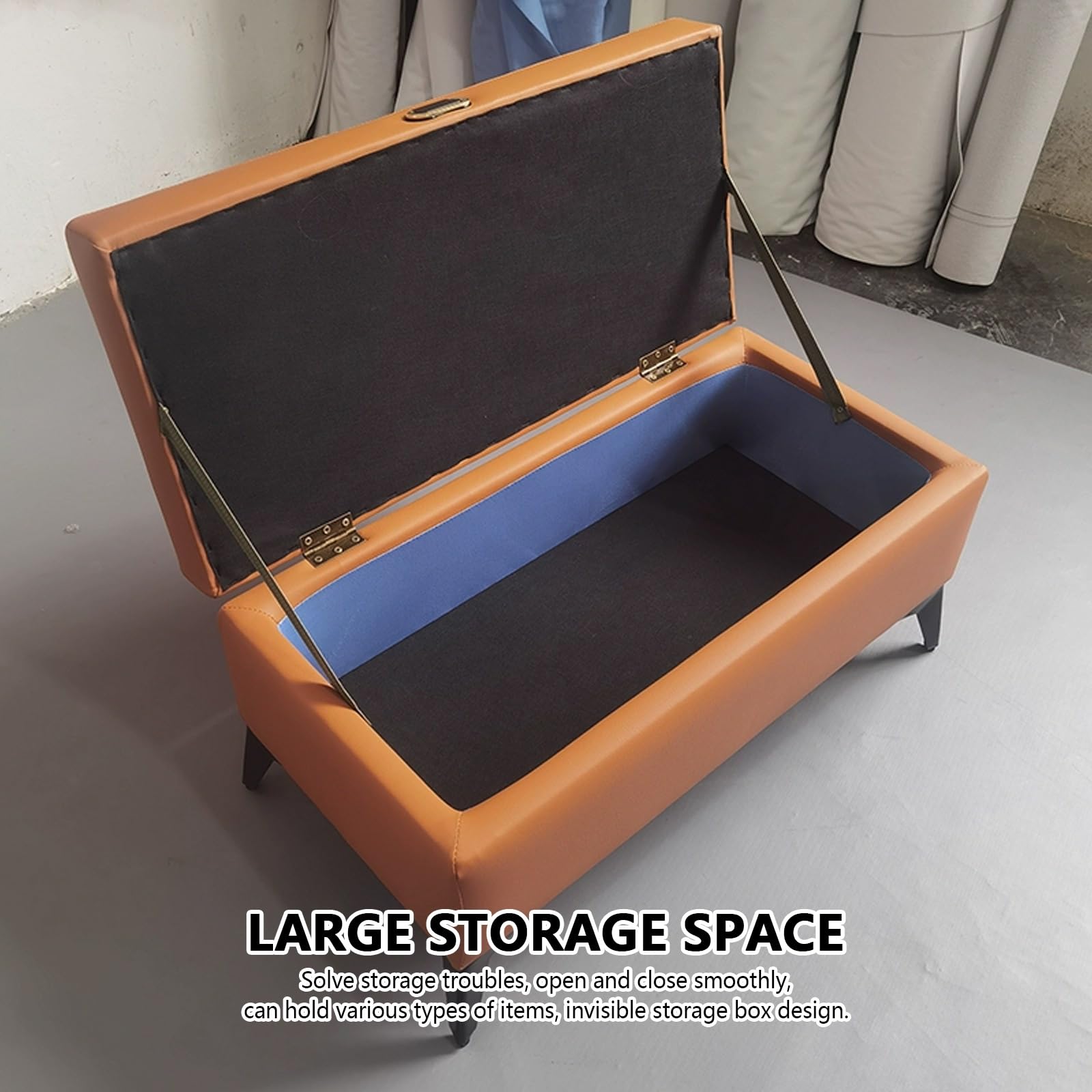 Moderno Panca per Divano,Pouf con cuscino,Panca Contenitore Camera Fondo Letto,Panca per scarpe per Uso Domestico,scarpiera ingresso,Panca Imbottita con Gambe per Ingresso,portascarpe salvaspazio.