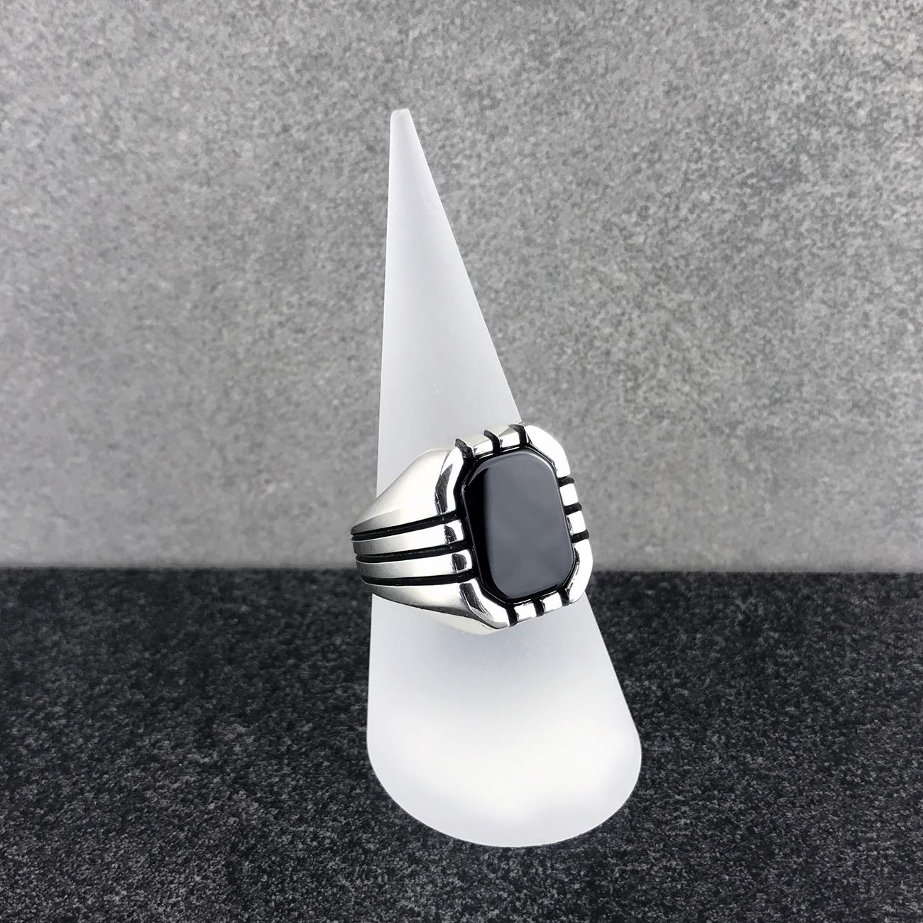 Chicotta Men's Woven Design Sterling Silver Ring - Solid .925 Silver, Handmade, Size 20.6mm Inside Diameter
