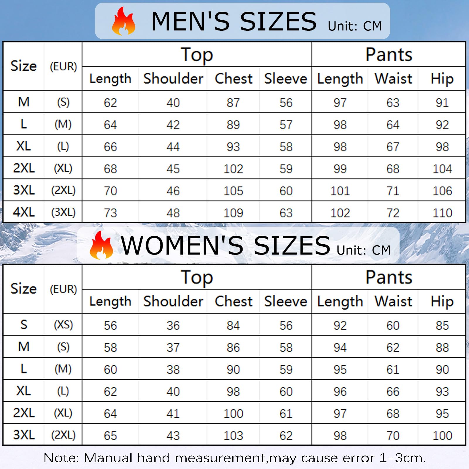 Ropa Interior Calefactada por USB Hombre Mujer Camisetas Y Pantalones Térmicos, Invierno Ciclismo Al Aire Libre Calefacción Superior E Inferior, con Batería