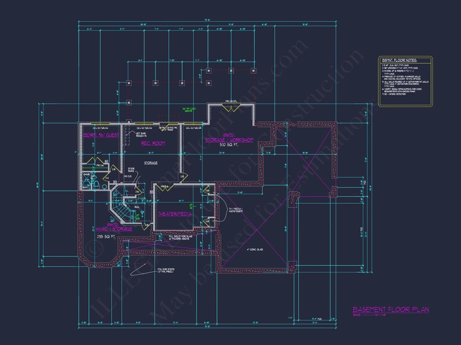 10-1773 HOUSE PLAN - Modern Craftsman House Floor Plan: Detailed CAD & Blueprint Designs
