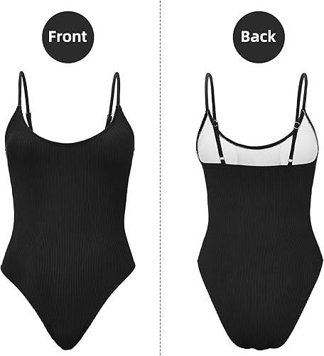 Miniatura 2 de Zando Traje de baño para mujer, traje de baño de dos piezas para mujer, traje de baño con control de abdomen, tankini con pantalones cortos