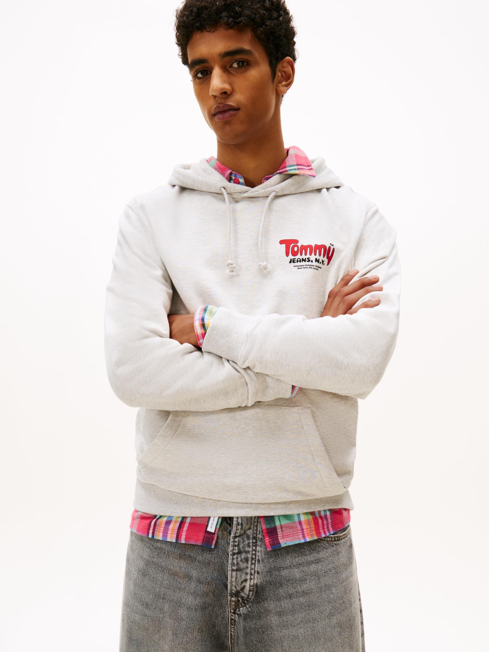 Tommy Hilfiger TJM REG FONT PLAY HOODIE EXT Sweatshirt Erkek