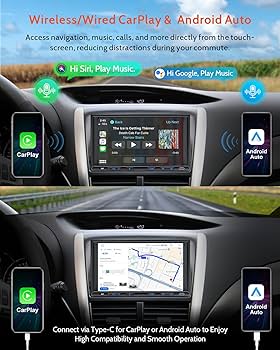 Amazon.com: cogamichi Double Din Car Stereo: 7 Inch Android