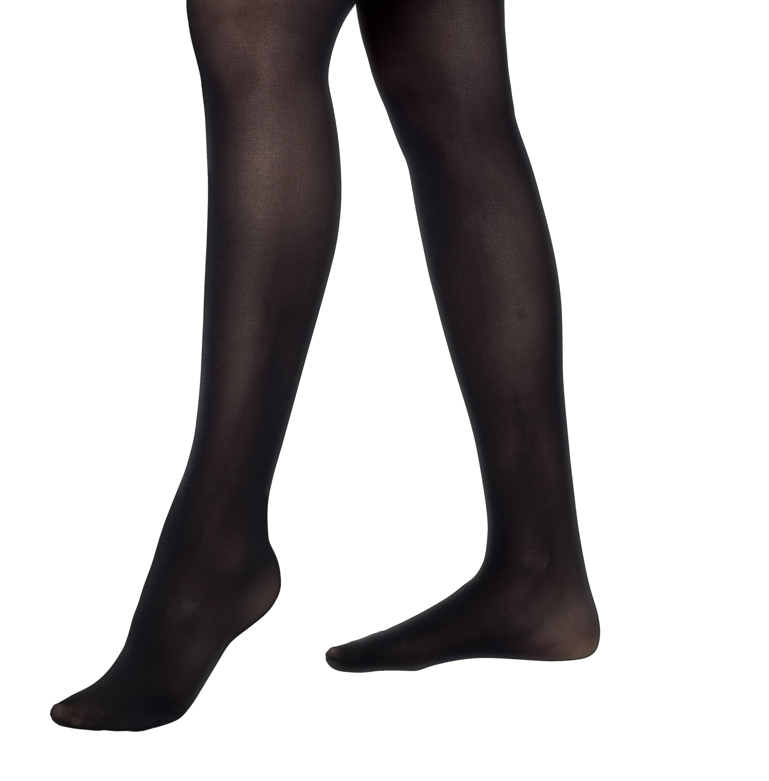 Vogue Collants de grossesse 60 deniers avec coupe stretch 3D - Collants confortables pour la grossesse en polyamide recyclé - Collants de grossesse transparents - Noir