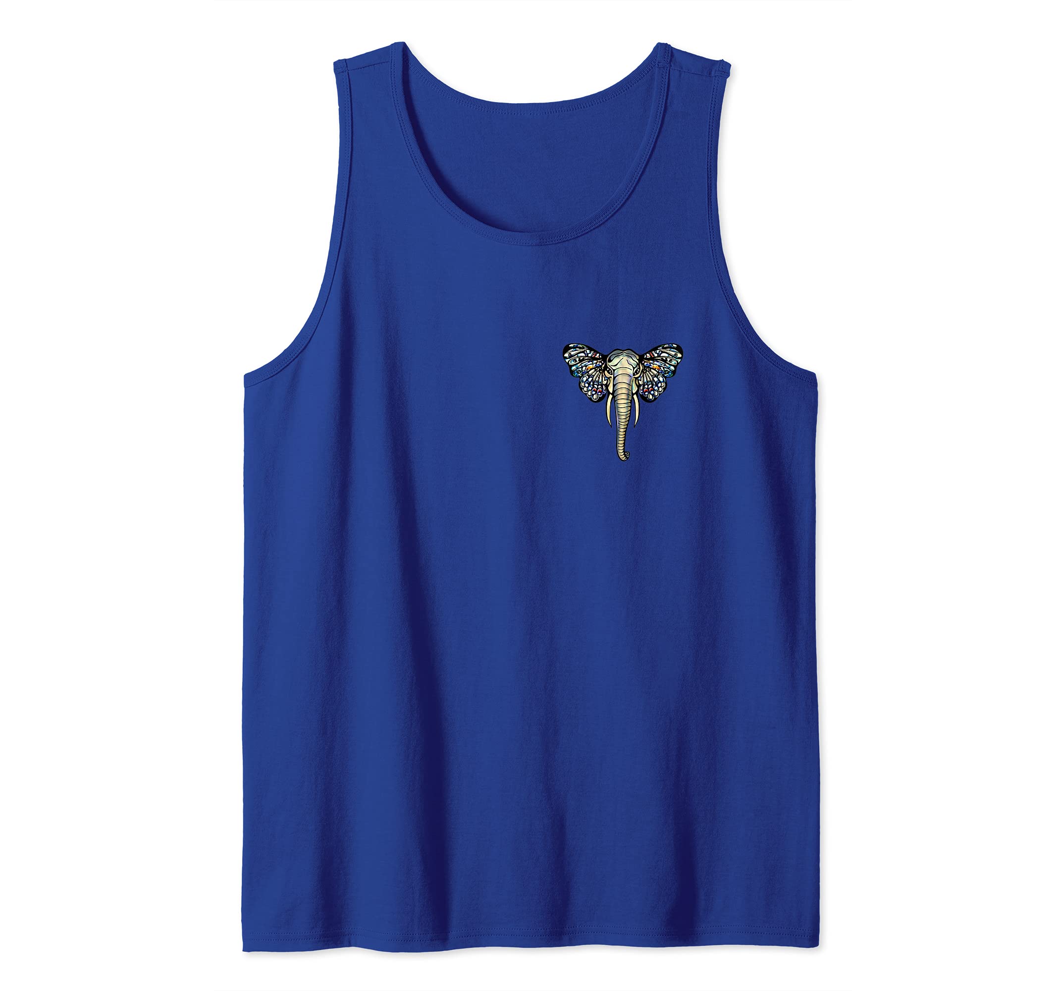 Elephant, butterfly, animals, nature, animal welfare, Africa Tank Top
