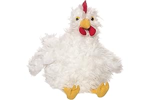 Cute and Cuddly Cooper Chicken Stuffed Animal Toy, 9 Inches