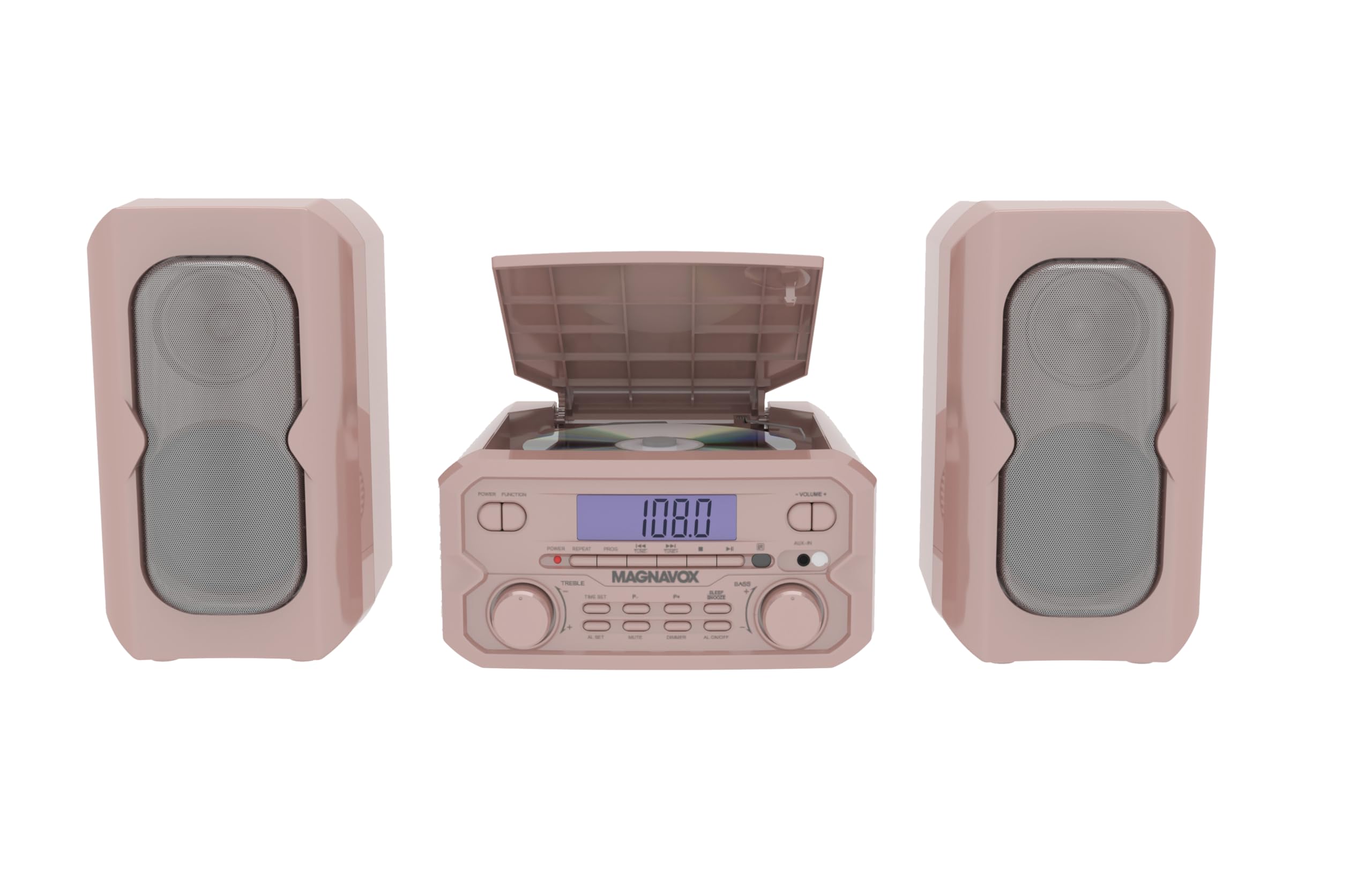 Amazon.com: Magnavox 3-Piece Compact CD Shelf System with Digital