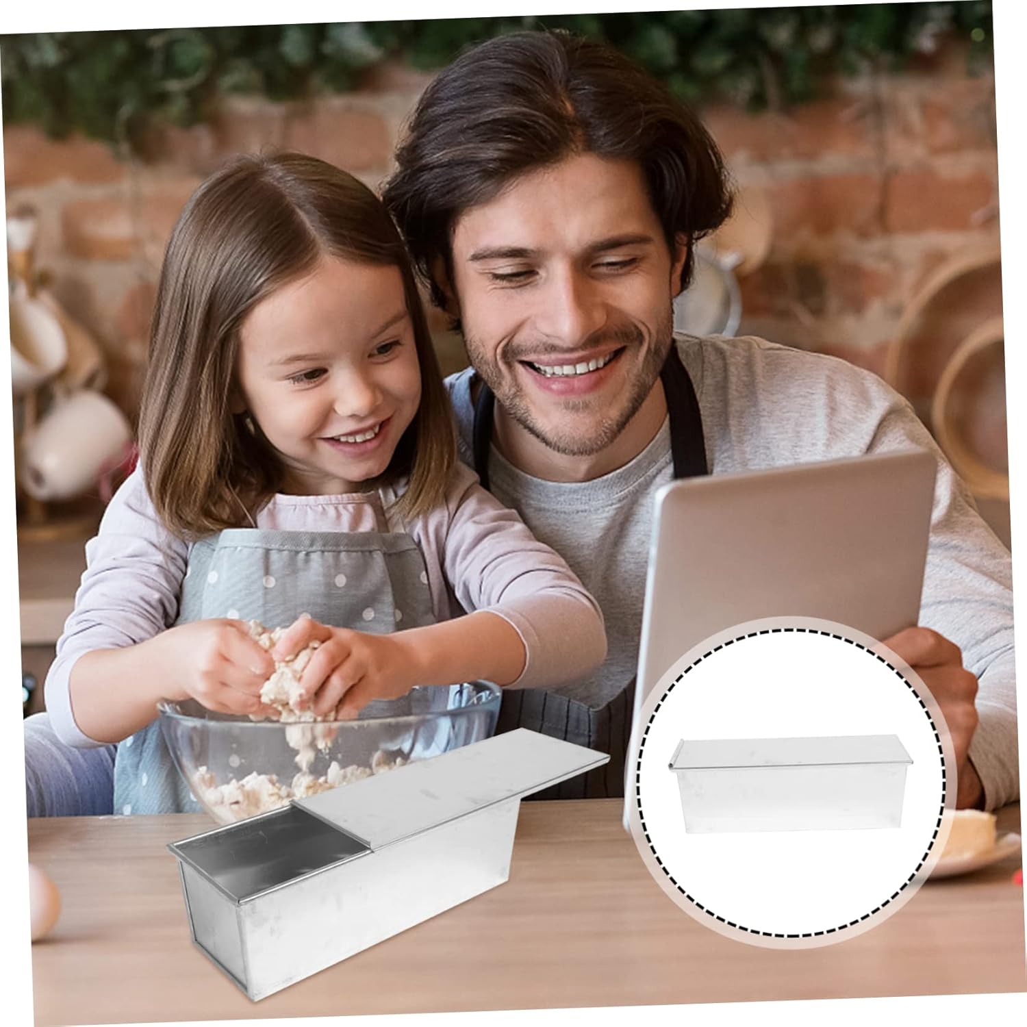 1pc Bread Box Loaf Pan Lid Loaf Pans Baking Bread Baking Toast Bakeware