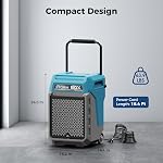 ALORAIR Commercial Dehumidifier 170 PPD with Pump & Drain Hose for Industrial Use, Fit for 2,100 Sq.Ft Space Portable Design with Wheels & Handle, 6-Year Limited Warranty, Blue