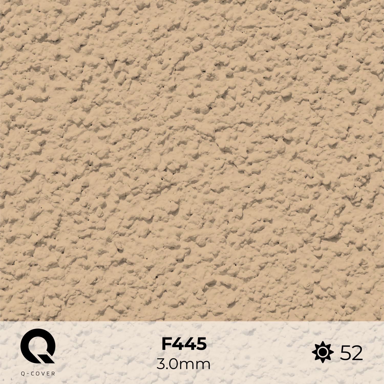 Silikonharz-Putz Beige F445 7 kg, 3,00 mm – Kratzputz, Außenputz, Strukturputz, Fassadenputz, Wasserabweisend, Selbstreinigung